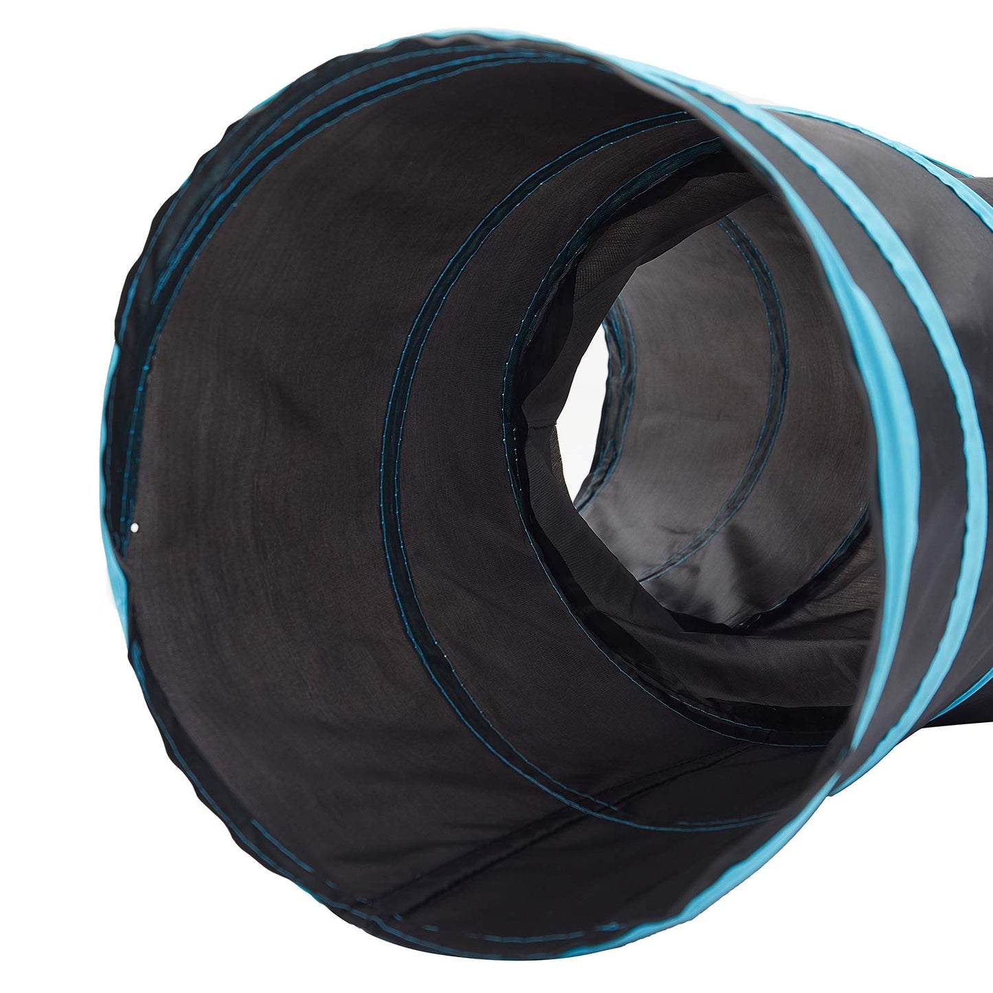 Tempcore Pet Cat Tunnel Tube Toys 3 Way Collapsible, Tunnels for Indoor Cats,Kitty Bored Peek Hole Toy Ball Cat, Puppy, Kitty, Kitten, Rabbit