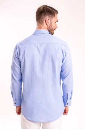Camisa Panama Frog Azul Clasico