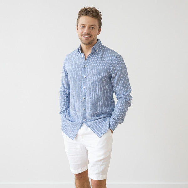 Camisa Panama Frog Azul Clasico