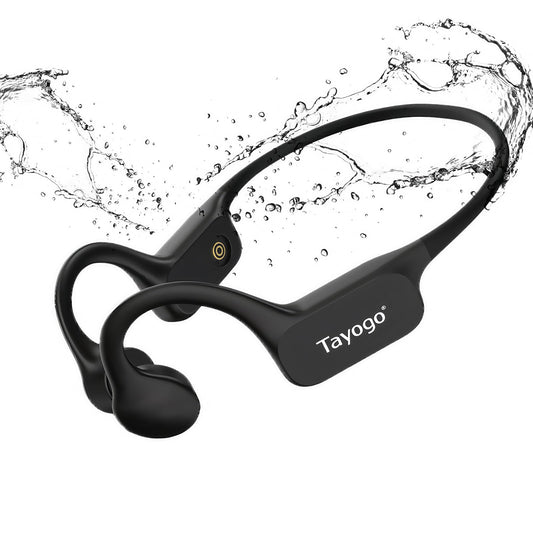 Tayogo Swimming Headphones, Bone Conduction Swimming Earphones, Waterproof Earbuds, Bluetooth 5.4, 32GB of MP3