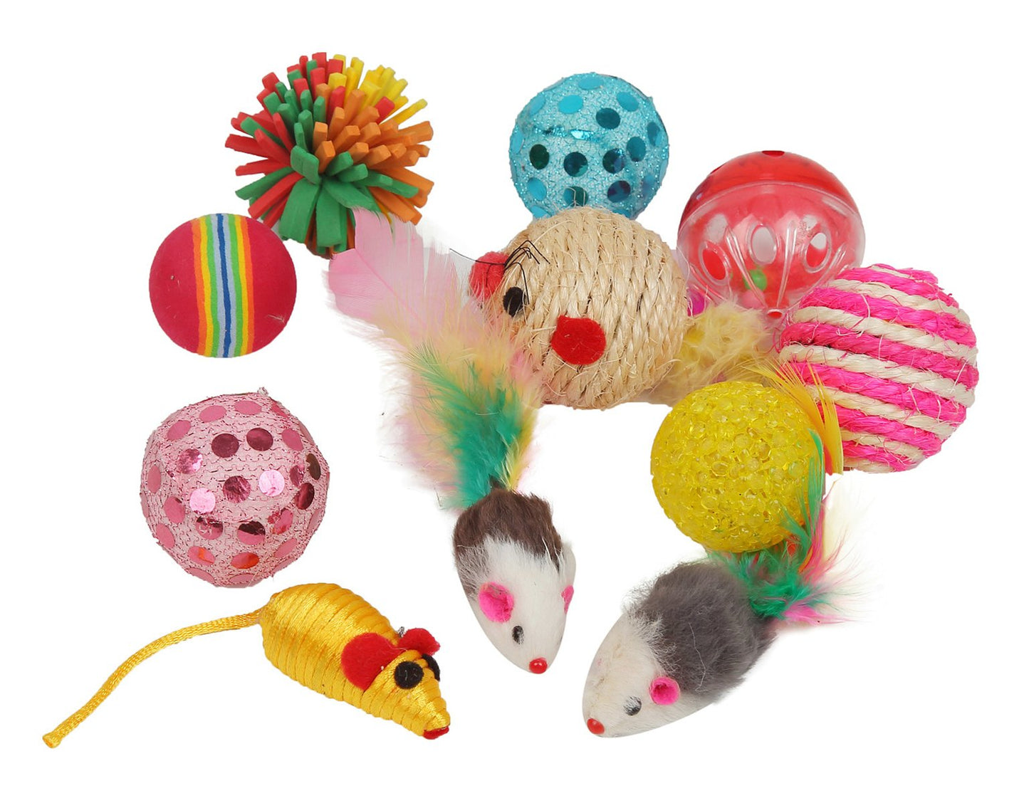 Fashion's Talk Cat Toys Variety Pack for Kitty 20 Pieces