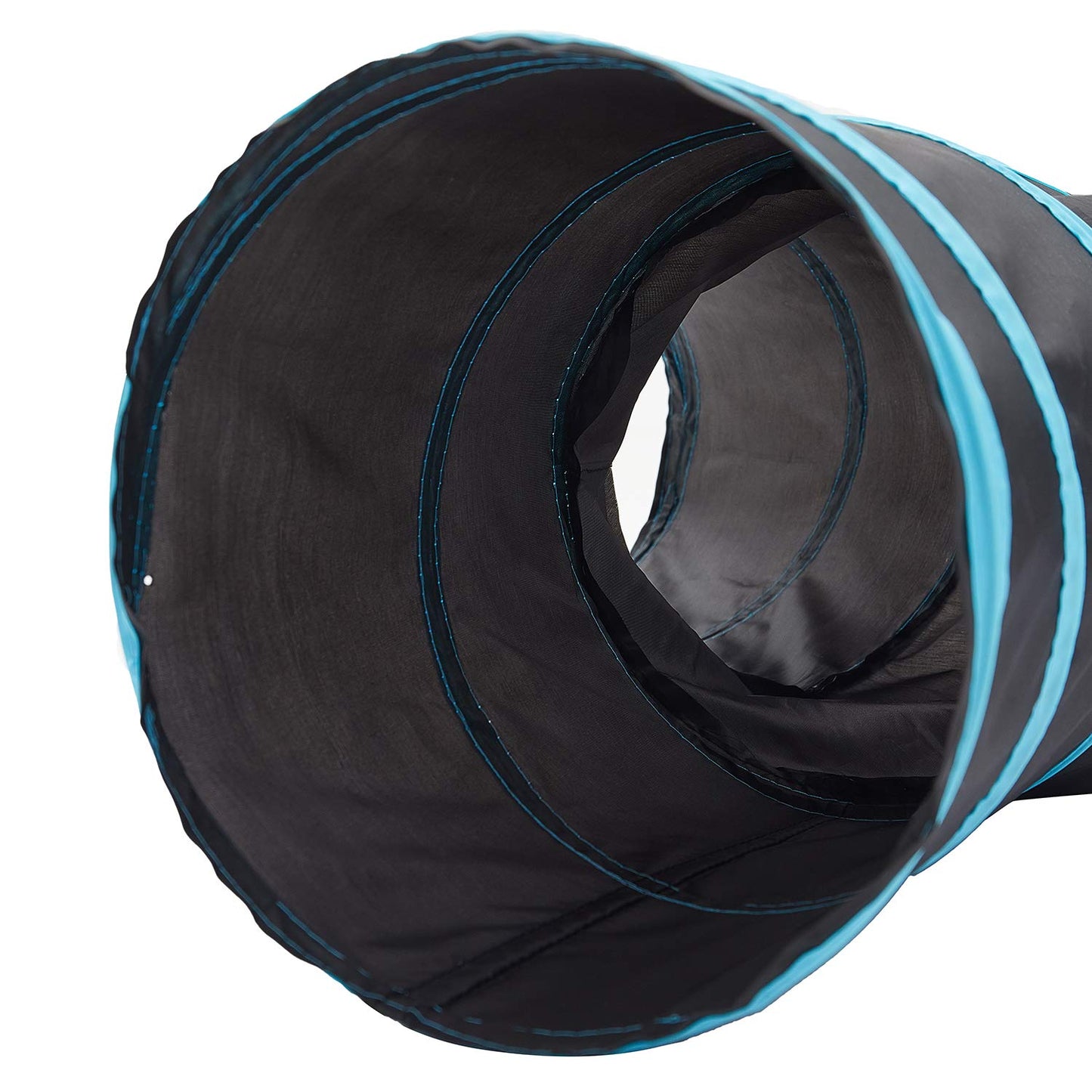 Tempcore Pet Cat Tunnel Tube Toys 3 Way Collapsible, Tunnels for Indoor Cats，Kitty Bored Peek Hole Toy Ball Cat, Puppy, Kitty, Kitten, Rabbit