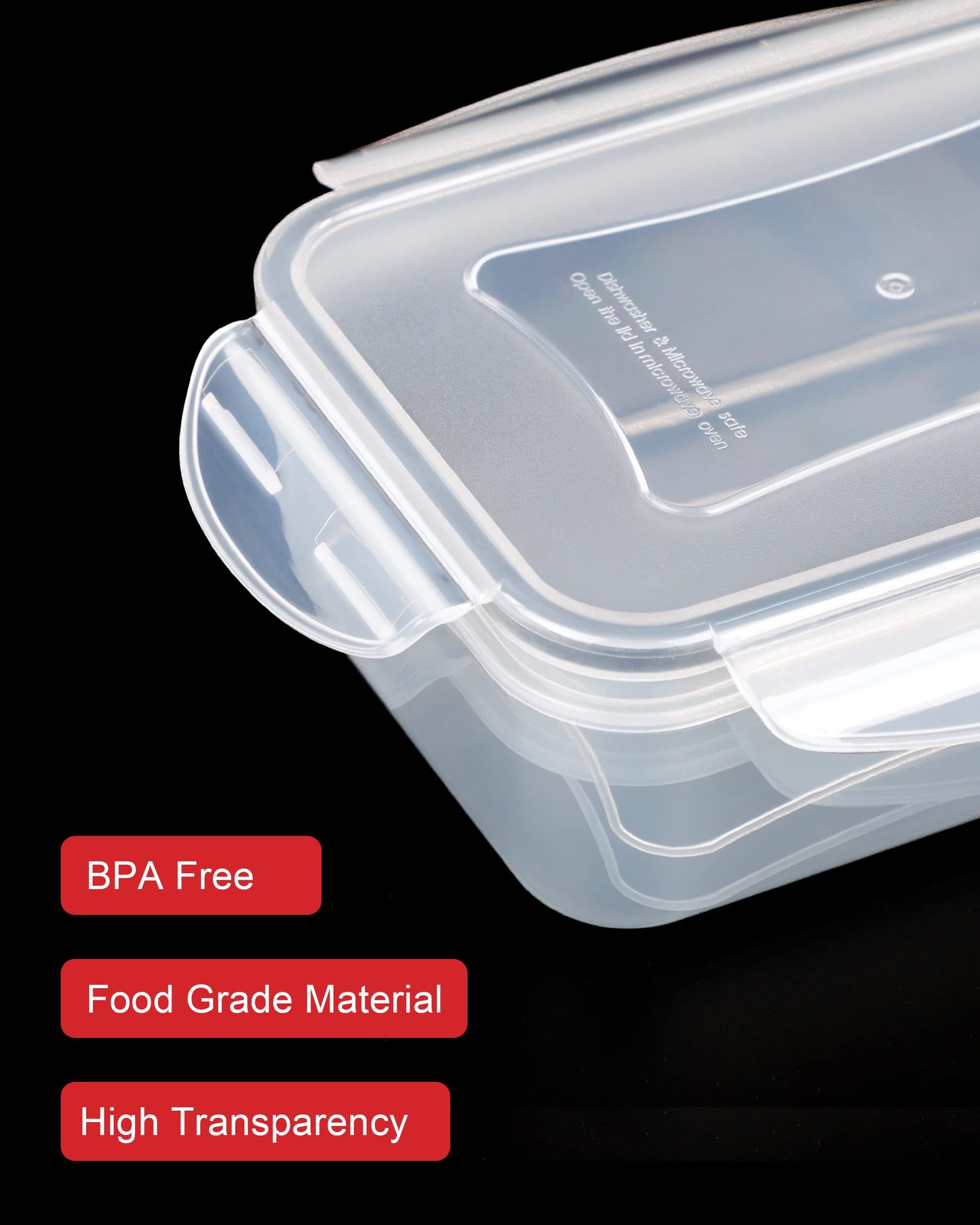 FOOYOO 56 Pcs Large Food Storage Containers Set with Lids, Airtight Plastic Containers for Pantry & Kitchen Organization, BPA-Free, Leak-Proof